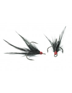 Ryugi Feathered Treble Hook Black 2