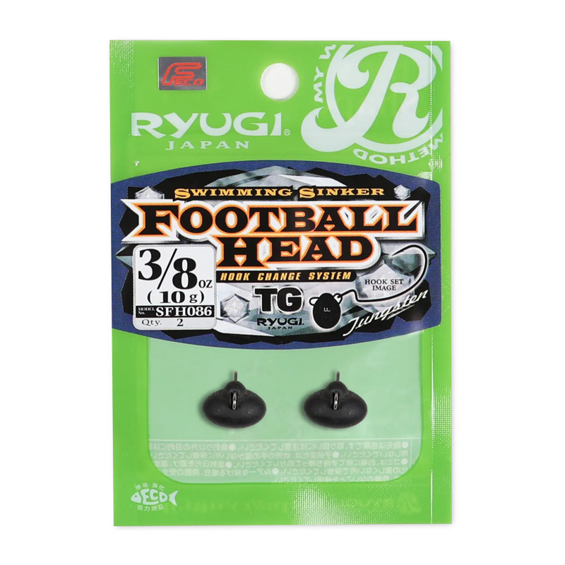 Ryugi Swimming Sinker Football Head TG