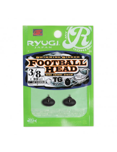 Ryugi Swimming Sinker Football Head TG