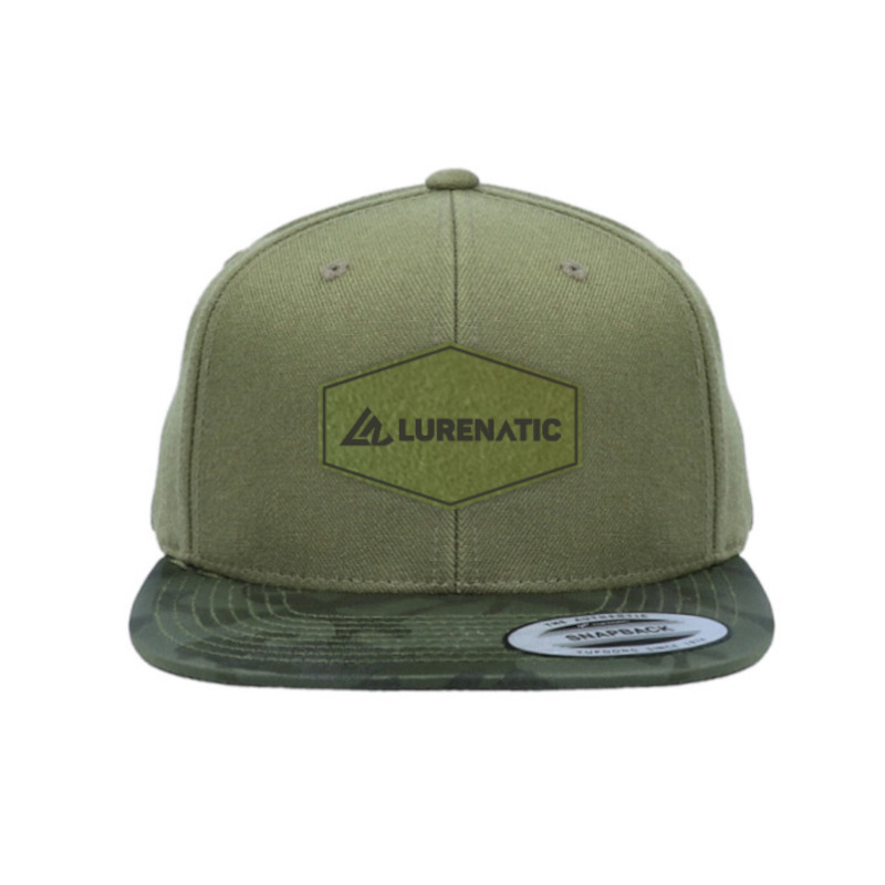 Lurenatic 22 Snap Back Cap 'Olive Camo'