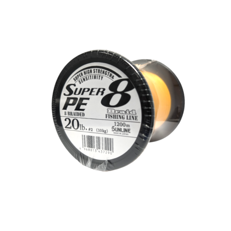 Sunline Super PE 8 Braid Großspule 1200m ORANGE