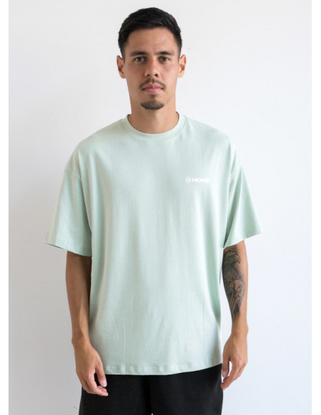 NOIKE 'Dedication' Tee Off White Cream / Flame Orange