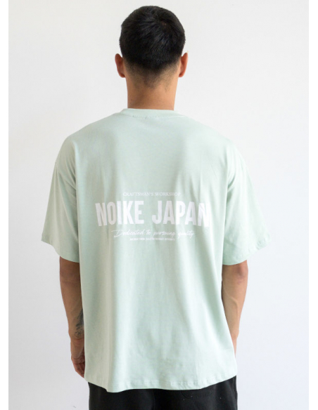NOIKE 'Dedication' Tee Off White Cream / Flame Orange