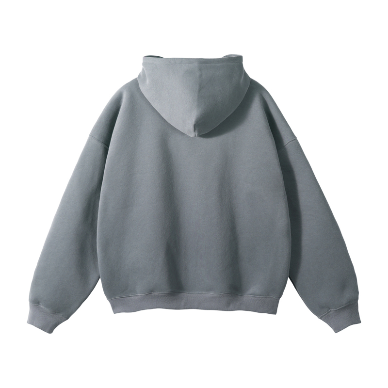 NOIKE 'Stencil' Hoodie Moon Taupe / Neon Flare