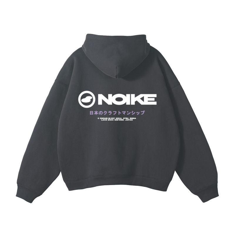 NOIKE 'Biwa Hoodie' Stone Grey