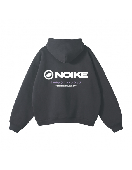 NOIKE 'Biwa Hoodie' Stone Grey