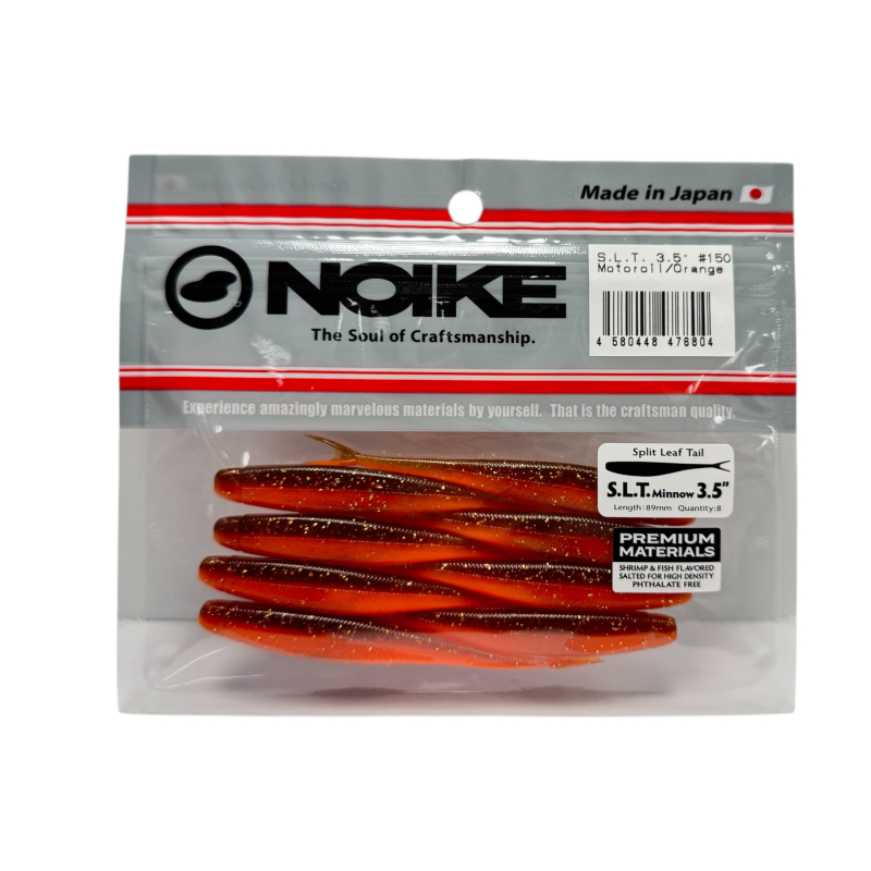 NOIKE SLT Minnow 3.5" Sonderfarbe Motoroil Orange
