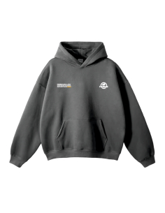 NOIKE "Logo Overlay" Hoodie Stone Grey 2