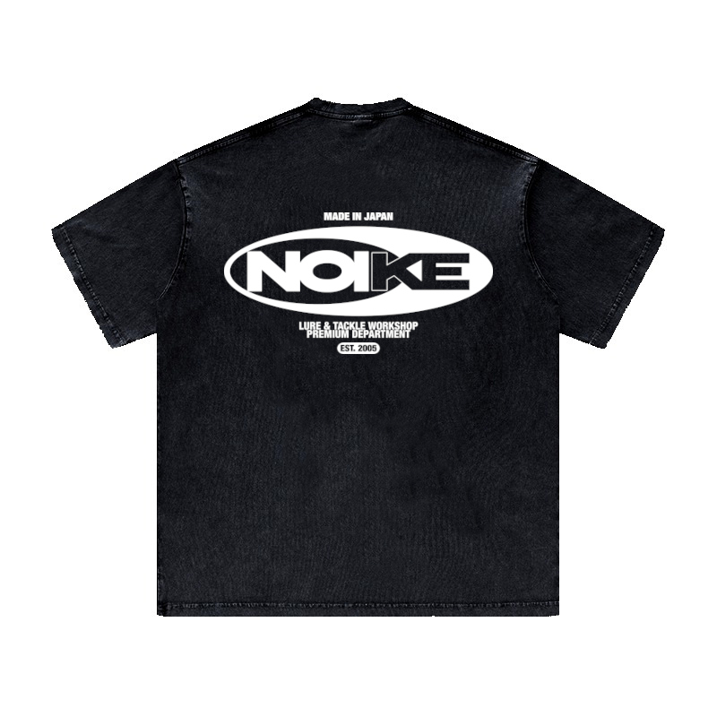 NOIKE "Ellipse" Tee Washed Black