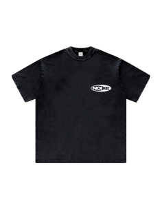 NOIKE "Ellipse" Tee Washed Black 2