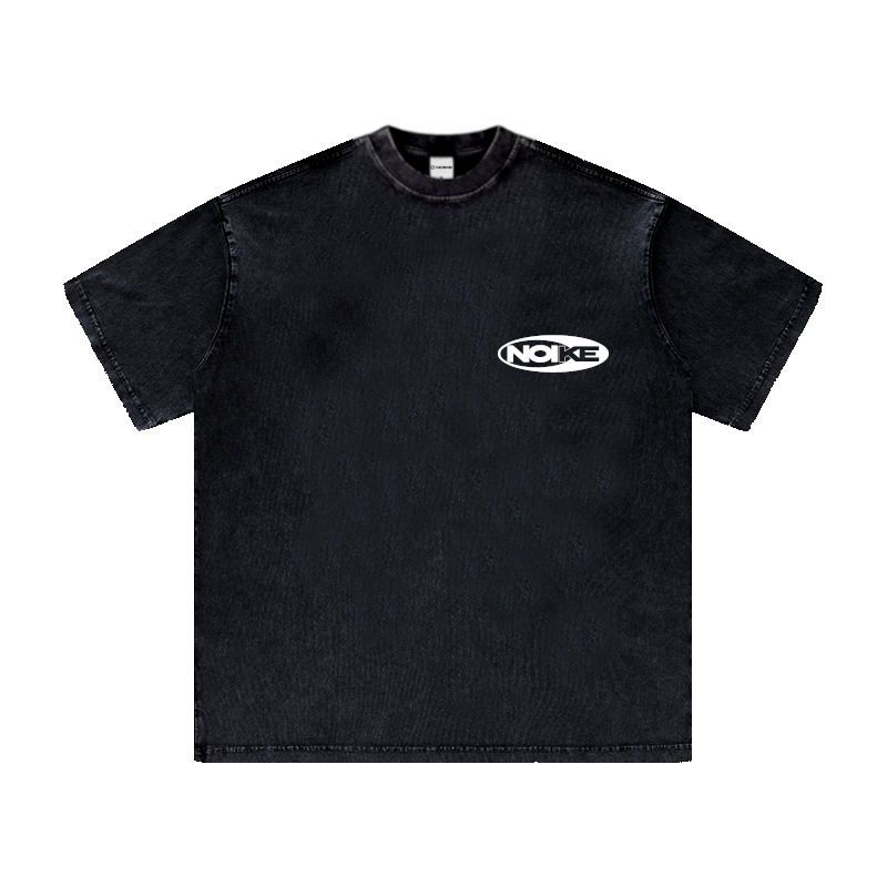 NOIKE "Ellipse" Tee Washed Black