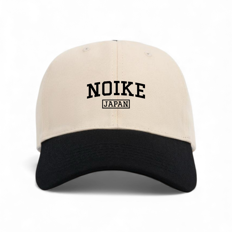 NOIKE Japan Varsity Cap Cream / Black