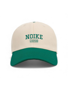 NOIKE Japan Varsity Cap Cream / Lush Green