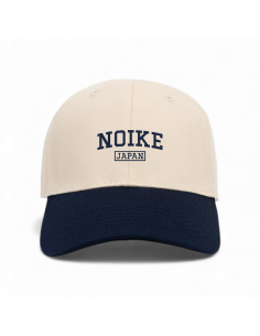 NOIKE Japan Varsity Cap Cream / Navy Blue